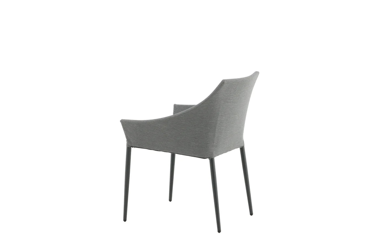 2er Set - Gartenstuhl Sophia aus Aluminium/Polyester