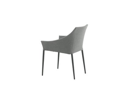 2er Set - Gartenstuhl Sophia aus Aluminium/Polyester