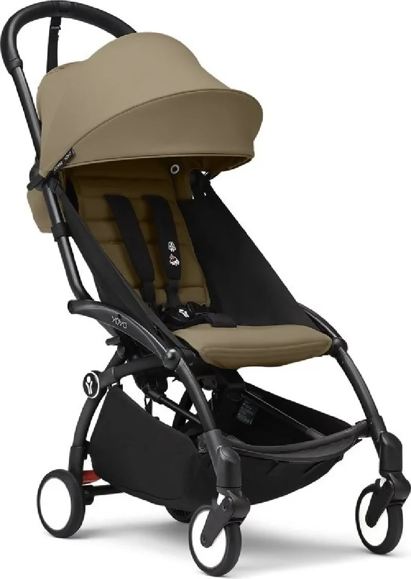 Stokke Buggy YOYO3 Black Frame + Stokke 2 (Babyzen) 6+ Textile Set