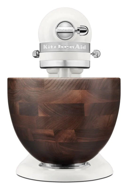 KitchenAid 4,7 L 5KSM156WBEPL Artisan Küchenmaschine mit Walnussschüssel