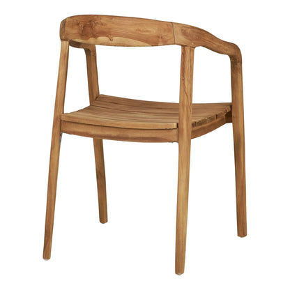 2er Set - Gartenstuhl Bali aus Teakholz