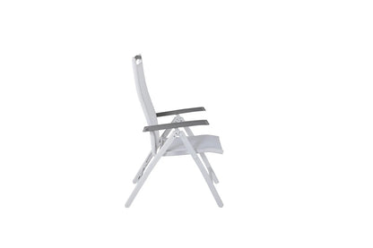 2er Set - Gartenstuhl Kara - Gestell aus Aluminium, verstellbar