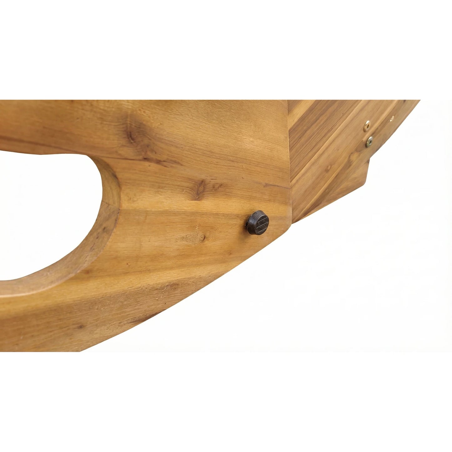 Ergonomische Doppelschwungliege aus Akazienholz - FSC® zertifiziert