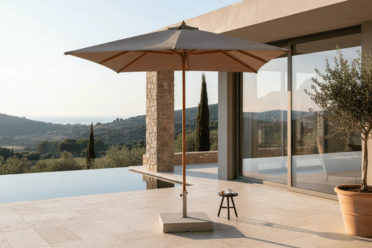 Sonnenschirm Toscana 300x300 mit Holzgestell