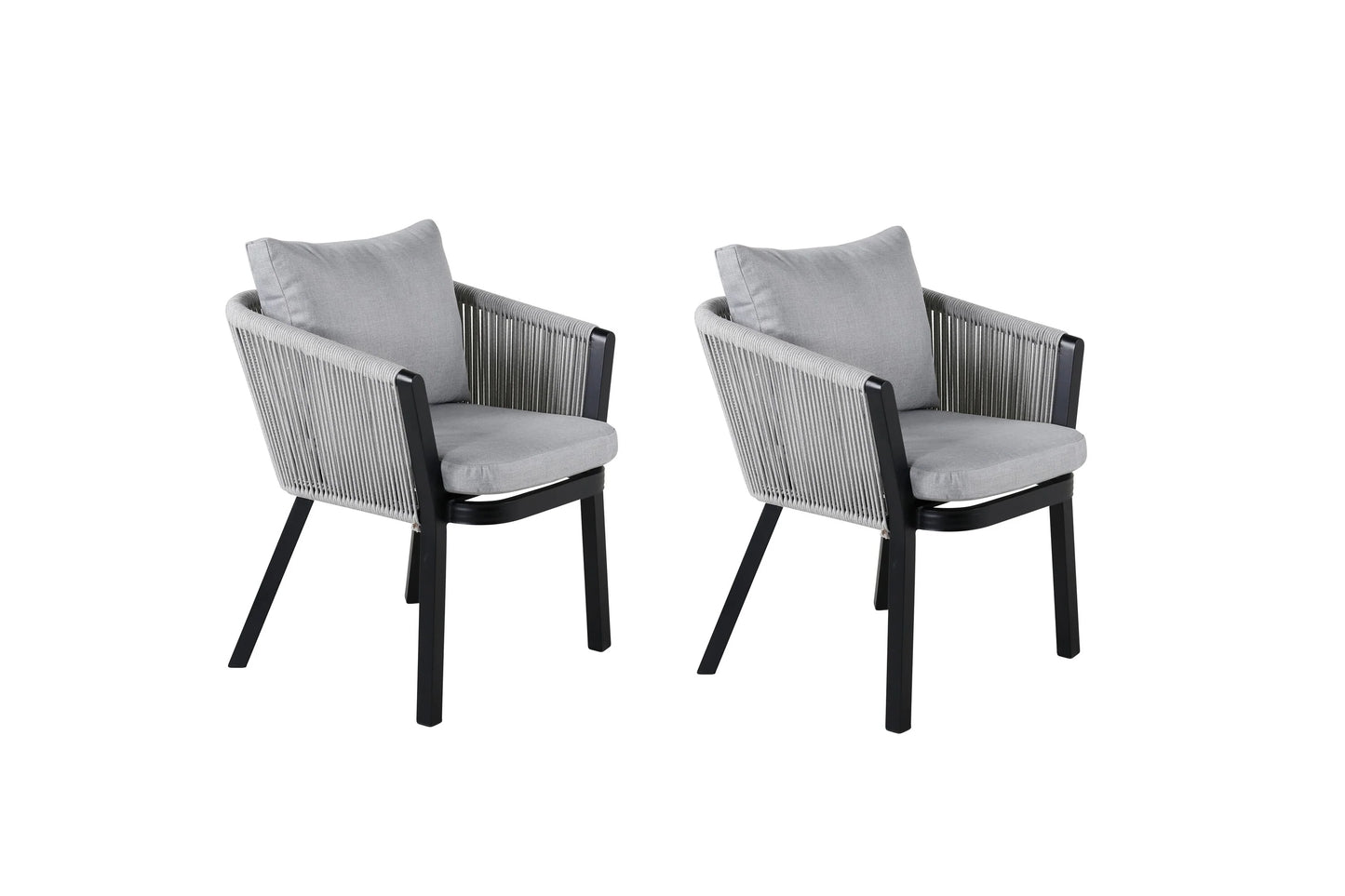 2er Set - Gartenstuhl Myria aus Metall/Polyester