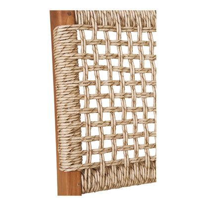 2er Set - Gartenstuhl Capri ohne Armlehne aus Teakholz