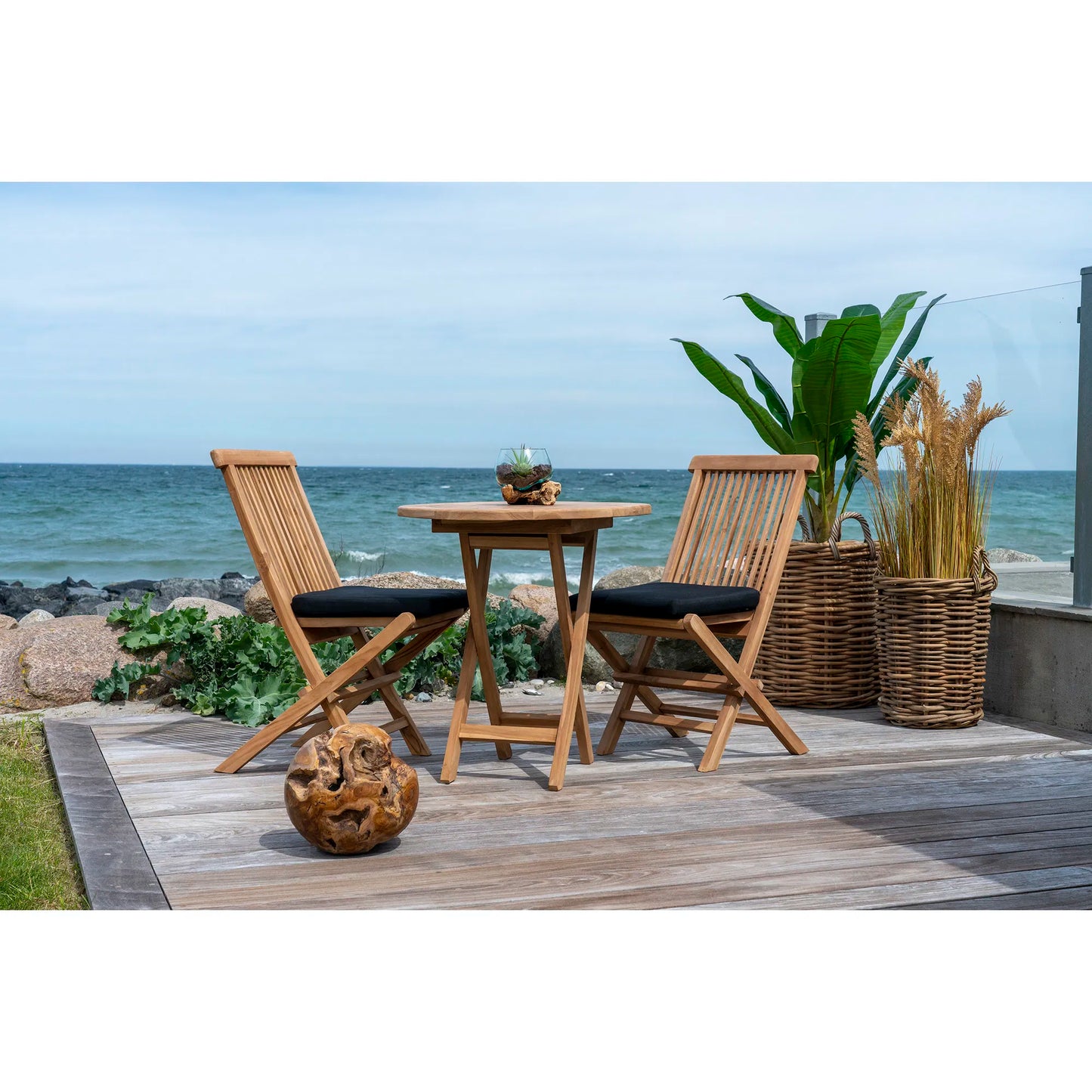 2er Set - Gartenstuhl Voler aus Teakholz
