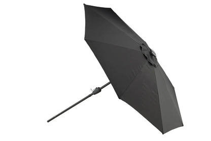 Sonnenschirm Lightning – Ø270 cm in wahlweise Schwarz oder Grau